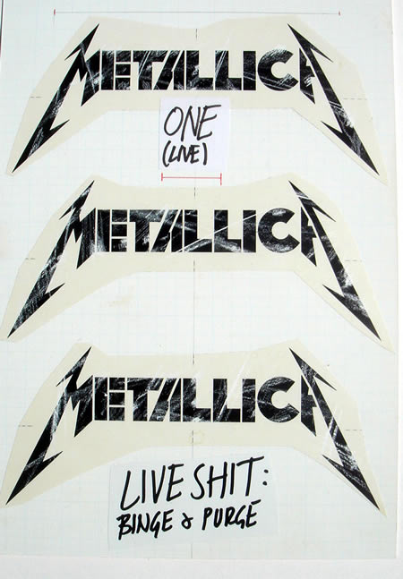 3 metallica logos